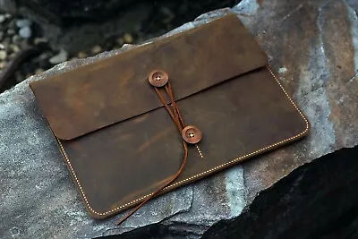 Vintage Leather 2022 New Macbook Air Sleeve Case For Macbook Pro 14 16 15 13 • $60