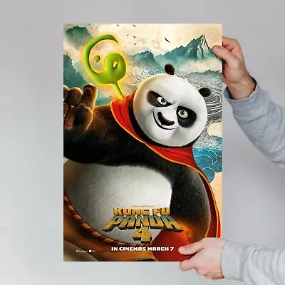 Po KUNG FU PANDA 4 Movie Poster - Wall Art Decor Cinephile Gift • $17.99