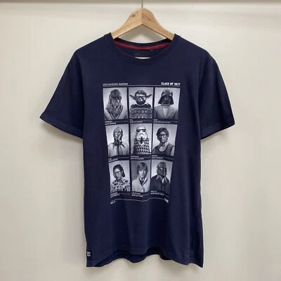 £4.99 • Buy Chunk Star Wars Class Of 1977 Year Book Photo Logo L Navy Blue Fan Comic Disney