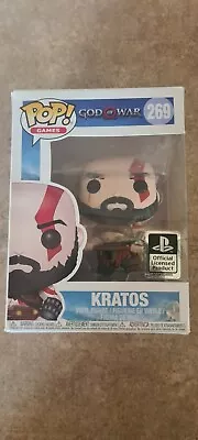 God Of War Funko Pop Vinyl - Kratos #269 Play Station ..Rare... BOX HAS DAMAGE • $39.99