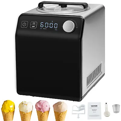 VEVOR 2Qt Automatic Ice Cream Maker Machine Electric Yogurt Gelato Maker 4 Mode • $142.55