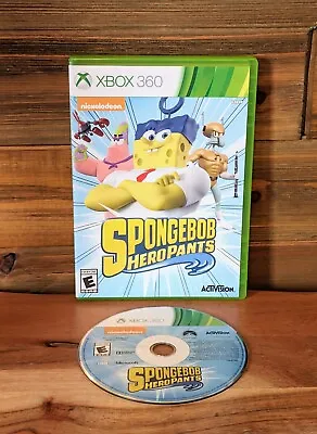 SpongeBob HeroPants (2015) - Microsoft Xbox 360 - No Manual - Tested And Works • $19.98