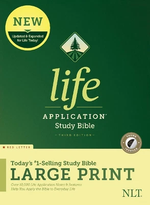 NLT Life Application Study Bible Third Edition Large Print By Tyndale (English • $158.38