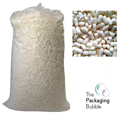 Biodegradable Loose Void Fill Packing Peanuts Bio Starch Eco Friendly All Qtys • £7.42