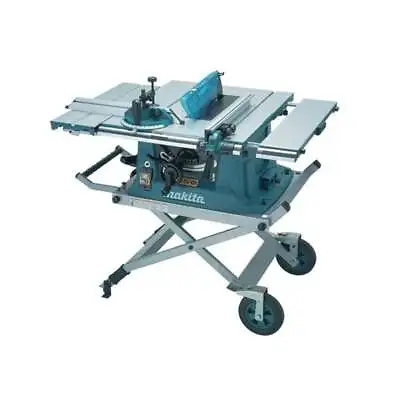 Makita MLT100NX 260mm 110v Table Saw 1500 Watt With Wheeled Stand Yellow Plug • £815