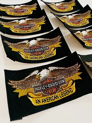 Vintage Harley Davidson Eagle Motorcycle Officially Licensed Patch - Sew On • $4.50