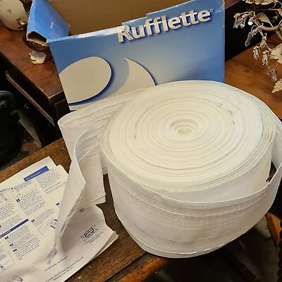 £45 • Buy Rufflette Goblet Pleat Curtain Tape 138mm, Almost Full Roll. Product 1436610N