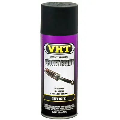 VHT High Temp Paint SP652; Epoxy Paint 11oz Aerosol Satin Black 250�F • $19.42