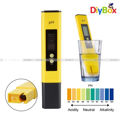 £5 • Buy PH Meter Pocket Digital Tester Aquarium Pool Water Wine Urine LCD Pen Monitor
