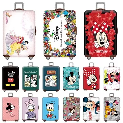 Mickey Minnie Mouse Luggage Cover Disney Princess Suitcase Cover Protector UK • £21.11