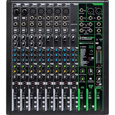 Mackie ProFX12v3 12 Channel Professional Effect Mixer USB GigFX Effects • $289