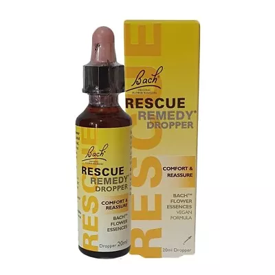 Bach Rescue Remedy Drops 20 Ml - Relieves Your Stress Naturally - • £10.99