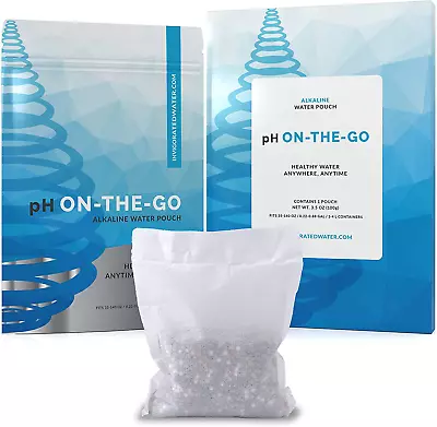 £23.51 • Buy PH ON-The-GO Alkaline Water Filter Pouch- Portable Alkaline Water Filtration For