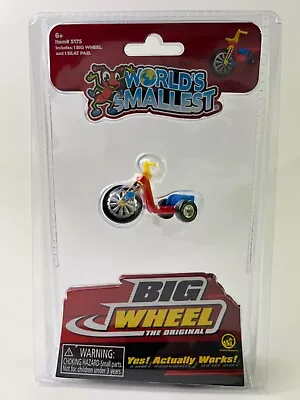 World's Smallest BIG WHEEL Tiny Ride On (1969 Marx Repro) Miniature Toy • $12.99