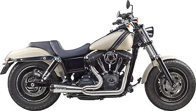 06-'17 For Harley FXDB TBR Comp S 2In1 Exhaust Dyna Brushed 930-02040 • $967.98