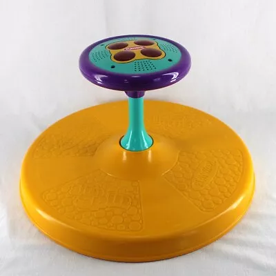 Vintage Playskool Sit N Spin Yellow Purple Spinning Toy 1973 Tonka Lights Music • $39.99