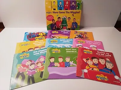 7 Wiggles Here To Help Books + 3 Other Wiggles Books In Good Condition • $25.95