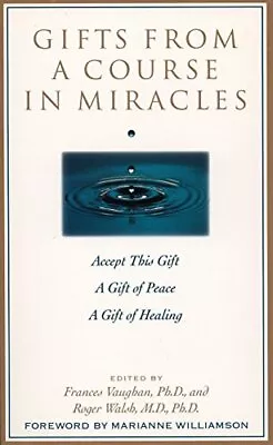 Gifts From A Course In Miracles By Frances Vaughan Paperback Book The Cheap Fast • £9.99