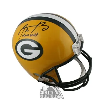 Aaron Rodgers XLV MVP Autographed Green Bay Packers Full-Size Helmet - Fanatics • $719.95