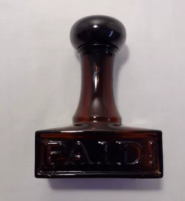 Avon Paid Stamp Cologne Decanter Bottle Vintage Empty Container  • $7.95