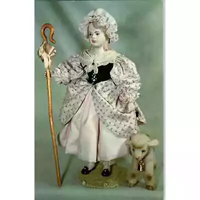 Maggie Head NIADA Artist Porcelain Little Bo Peep Doll Original Postcard PB9 • $17