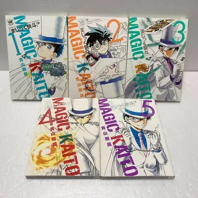 Japanese Manga Magic Kaito Lot Of 5 Complete Set Treasure Edition Aoyama Gosho • $53.55