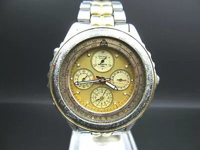 X577 ⭐⭐Vintage   Seiko   Chronograph Defective Watch Quartz ⭐⭐ • $409.34