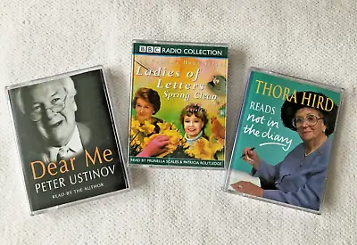 3 X Audio Cassettes~Dear Me/Ladies Of Letters (Spring Clean)/Thora Hird~Pre-owne • £12.99