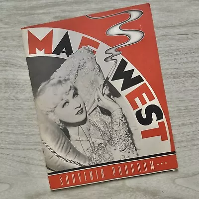 1946 Mae West Autographed “Come On Up (Ring Twice)” Souvenir Program W/ Stubs • $495