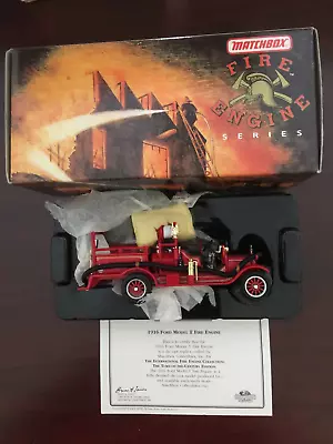 Vintage Matchbox Models Of Yesteryear YFE22-M 1916 Ford Model T Fire Engine • $29.99