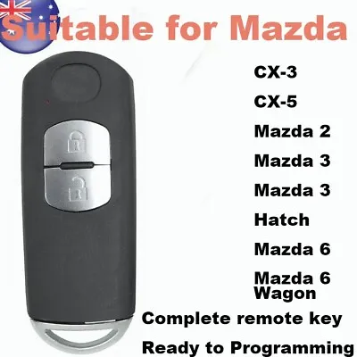 Complete Remote Car Key Fob For Mazda 2 3 6 CX3 CX5 2012- 2017 SKE13E-01 433Mhz • $44.14