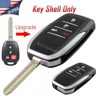 For 2018 2019 2020 Toyota Tacoma Sequoia Tundra Flip Smart Key Fob Case Cover 4B • $10.39