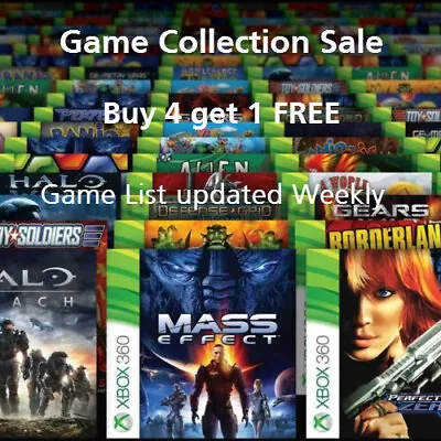 🔥 Buy 4 Get 1 Free! 🔥 Xbox 360 Games - Make Your Own Gaming Lot  • $5.39