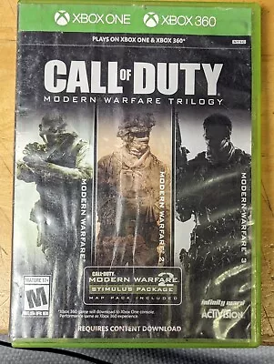 Call Of Duty Modern Warfare Trilogy - Microsoft Xbox 360 Cracked Case • $25