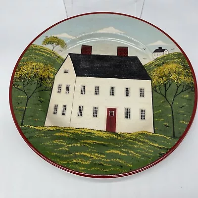 Warren Kimble Sakura “Country Life”  8” Plate Red Door House EUC 1998 D/C EUC • $10.98