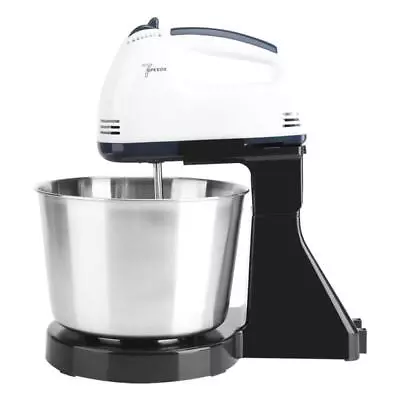 220V Electric 7 Speed Cake Bread Dough Mixer With Bowl Stand Beater • £33.56