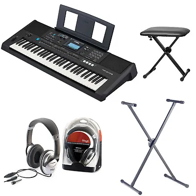 Yamaha PSR-E473 Set II Including Headphones Stand And Bank • $812.56