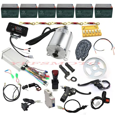 Complete Kit 72V 3000W Brushless Electric Motor For Go Kart E-bike Scooter Trike • $19.89