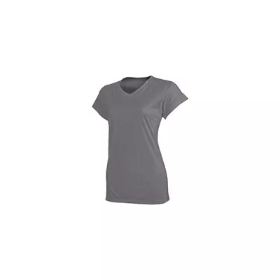 Champion Tactical TAC23 S R7 Dry-V-Neck Womens SM Gray Athletic Gym T-Shirt • $15.57