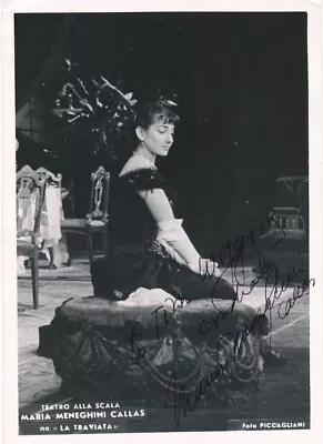 Maria Callas-RARE Vintage Signed Photograph • $750