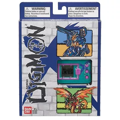 Digimon X Electronic Monster Toy (Green & Blue) - Key Chain/clip On • $34.05