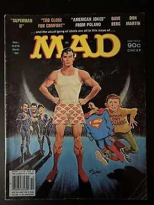 Mad Magazine No.226 Oct. 1981 Superman • $5