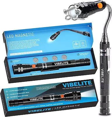 Extendable Magnetic Flashlight With Telescoping Magnet Pickup Tool-Cool Gadgets  • $28.36