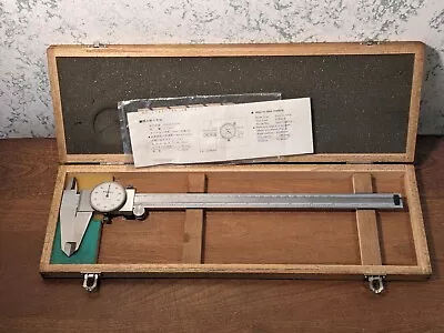 MITUTOYO 12 Inch DIAL CALIPER NO 505-645-50 W/ CASE  • $149.99