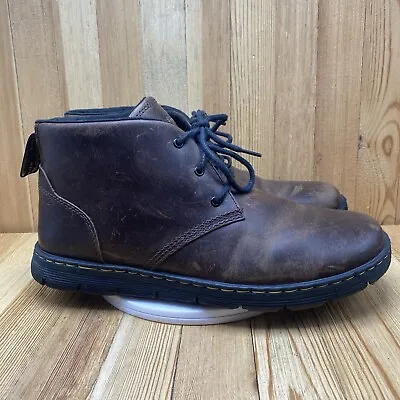 Dr Martens Boots Men Size 10 Brown Mid Leather 2013 • $50.97