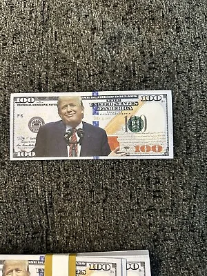100 Pack In Trump We Trust 2024 Updated Dollar Bills Funny Money Maga  • $18.39