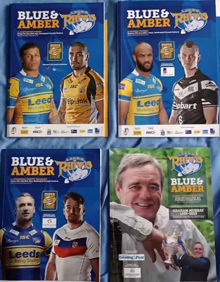 £5.99 • Buy Leeds Rhinos Rugby League 4  Programmes 2013 Season