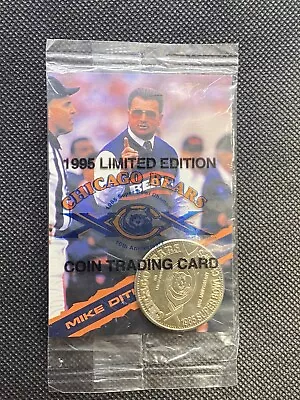 1995 Limited Edition Chicago Bears Coin Trading Card - Mike Ditka • $5.95