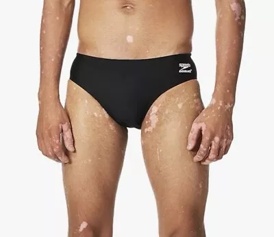 Speedo Men's Standard Swimsuit Brief Endurance+ Solid Adult 30 NWT • $18
