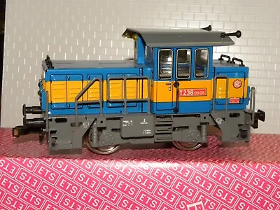 ETS 114 O Gauge 2-Rail 4W Diesel Shunter T238-0006. Blue And Yellow. • £135